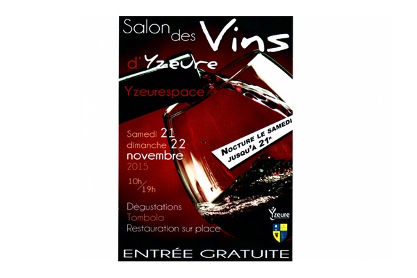 Affiche Salon des Vins Yzeure 2015